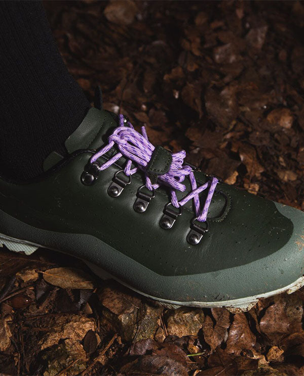 Café du Cycliste 卡鞋 Outland Shoes Khaki Scots Pine(鞋帶款) 松綠