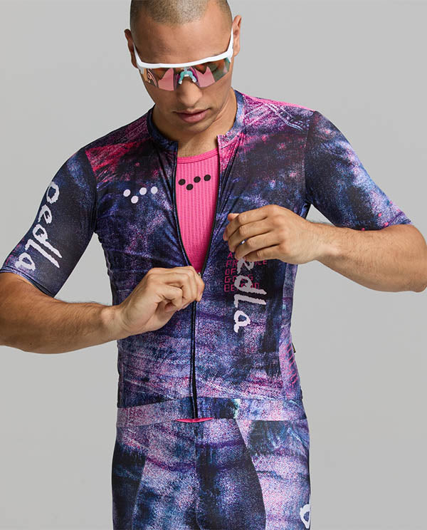 Pedla 車衣 Denim Classic Jersey Blue Fade 男款 紫藍