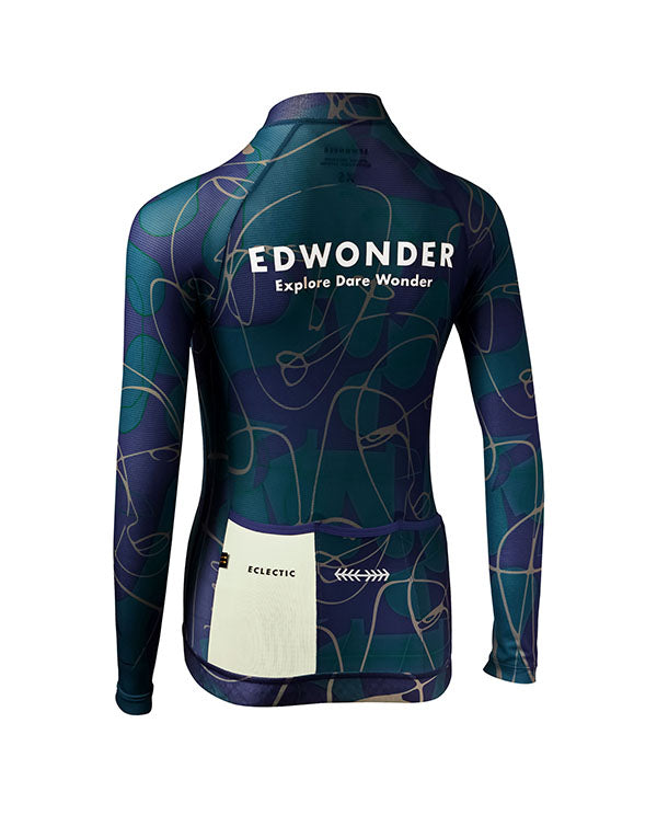 EDW 車衣 EdW Eclectic LS Jersey Gravity 長袖 女 深藍