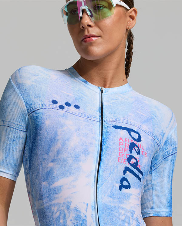 Pedla 車衣 Denim Classic Jersey Blue Fade 女款 單寧藍