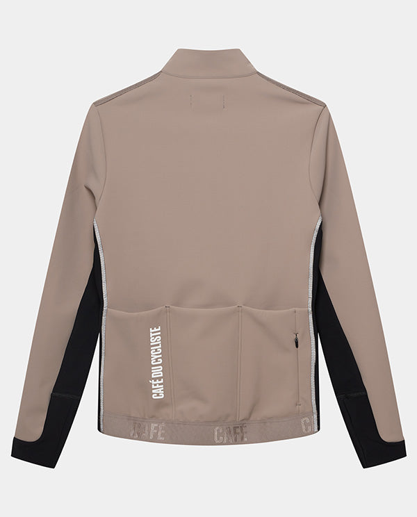Café du Cycliste 軟殼外套Manon Softshell Jacket OysterGrey 女款 棕灰