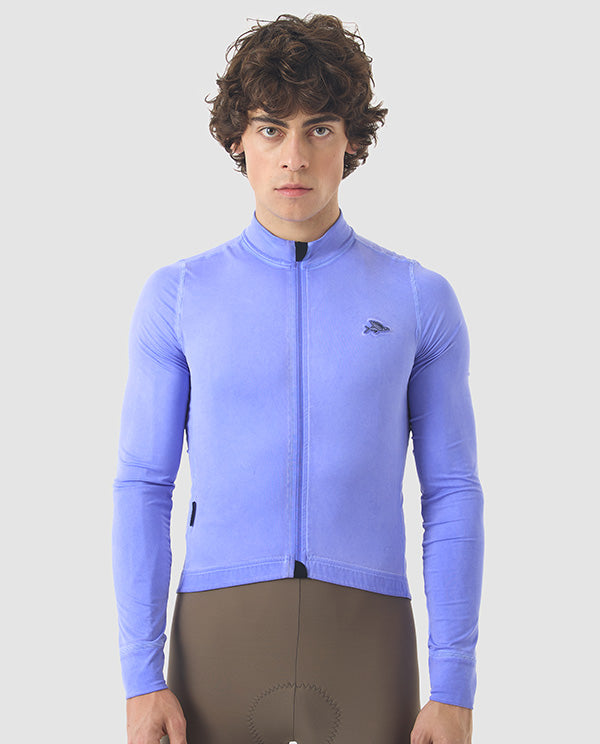 Café du Cycliste 車衣 Charlie ColdDye Verbena 長袖 男款 紫