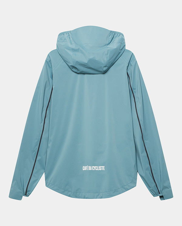 Café du Cycliste 外套Alizee DeepWater 防水 水藍