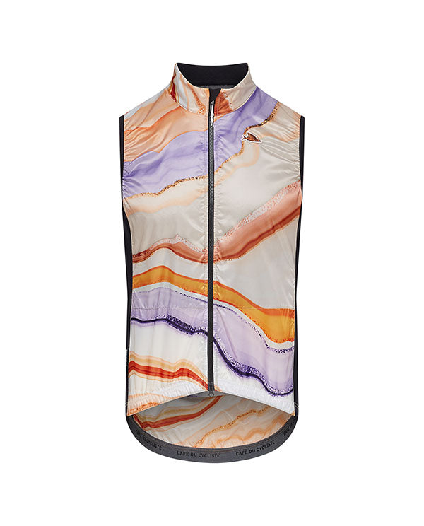 Café du Cycliste 工坊背心 Ines Thermail Gilet Onxy 男款 瑪瑙紋