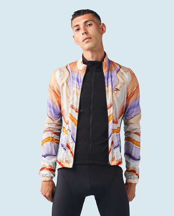 Café du Cycliste 工坊外套 Gaella Windproof Jacket Atelier Onyx 男款 瑪瑙紋