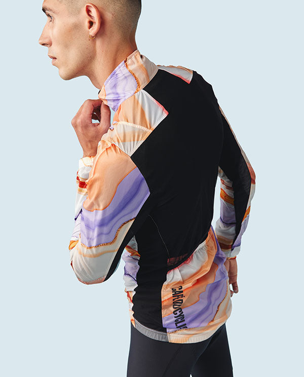 Café du Cycliste 工坊外套 Gaella Windproof Jacket Atelier Onyx 男款 瑪瑙紋