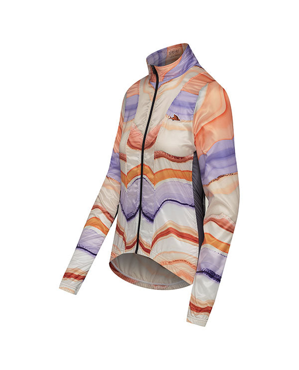 Café du Cycliste 工坊外套 Gaella Windproof Jacket Atelier Onyx 女款 瑪瑙紋