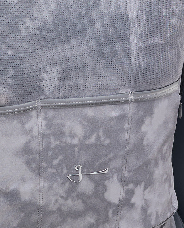 Givelo 車衣G90 LIGHT SS UNISEX BOTANIC JERSEY ICE 男女共版 白灰