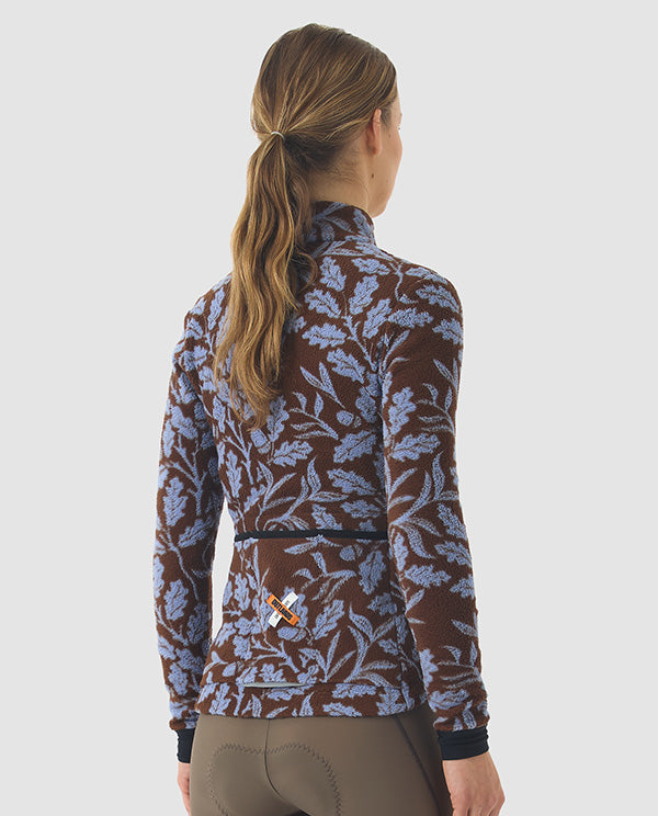 Café du Cycliste 車衣Solange Carob Verbena長袖 女款 櫟葉藍