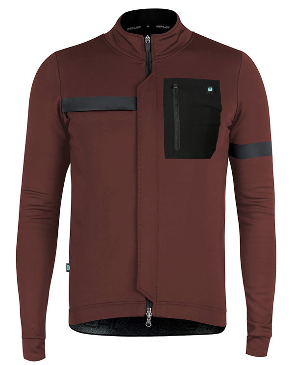 Biehler 保暖風雨外套Deep Winter Cargo Maroon Red 男-紅咖