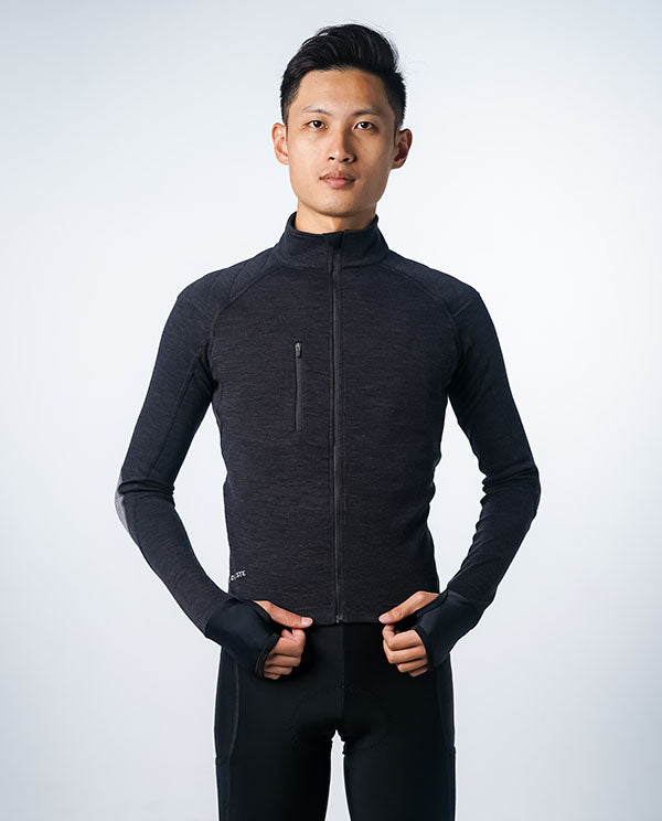 Café du Cycliste 車衣Yolande LS Black長 男-黑