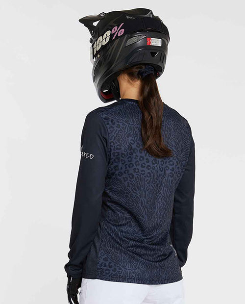 DHaRCO MTB Gravity Jersey Savannah長袖 女-黑豹