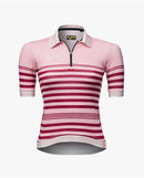 Pedla 車衣Heritage Retro Jersey Putty 女款 復古粉條紋