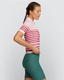 Pedla 車衣Heritage Retro Jersey Putty 女款 復古粉條紋