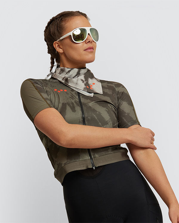 Pedla 車衣Off Grid Gravel Jersey Khaki 女款 卡其綠