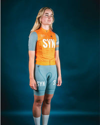 Biehler 車衣 Syndicate Pro Jersey Juicy Blue 女款 亮橘