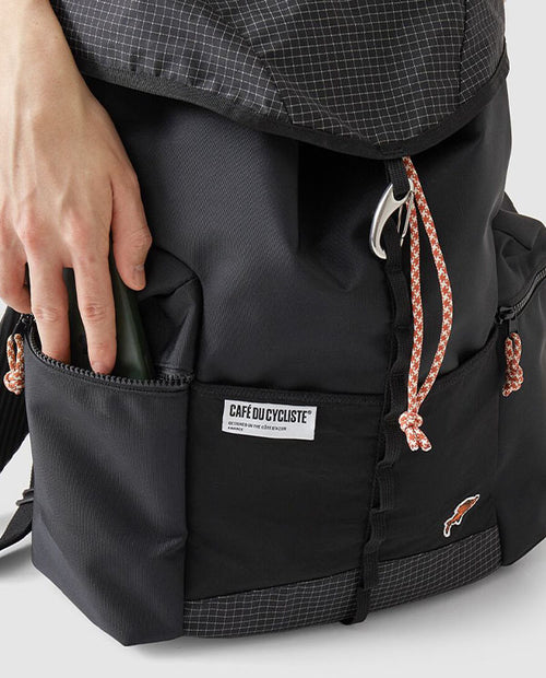Café du Cycliste 後背包Daily Backbag Black 黑格紋