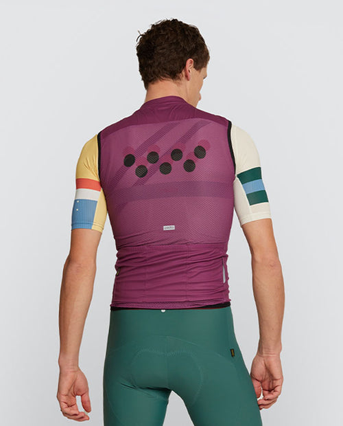 Pedla 防風背心 Essentials Classic Gilet Mulberry 男款 莓紫