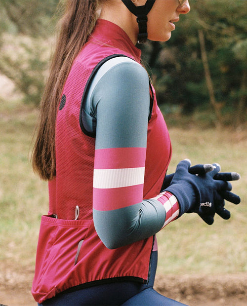 Pedla 防風背心 Essentials Classic Gilet Respberry 女款 覆盆莓紅