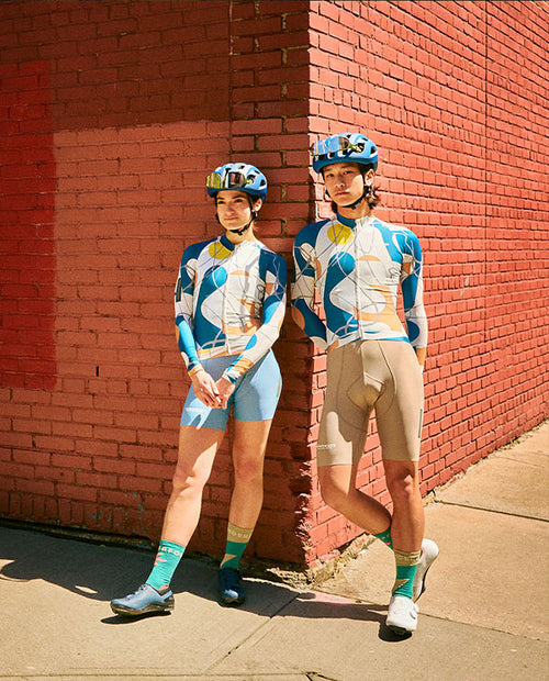 EDW 車褲EdW Eclectic Bib Shorts Horizon 女款 灰藍