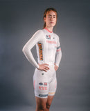 Biehler 薄長袖車衣Syndicate Race Team LS Jersey Sunday 女款 白