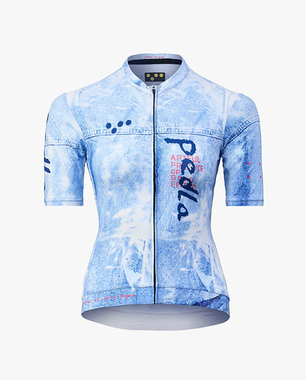 Pedla 車衣 Denim Classic Jersey Blue Fade 女款 單寧藍
