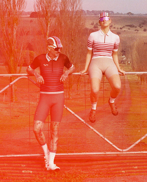 Pedla 車衣Heritage Retro Jersey Mulberry 男款 復古莓紫條紋