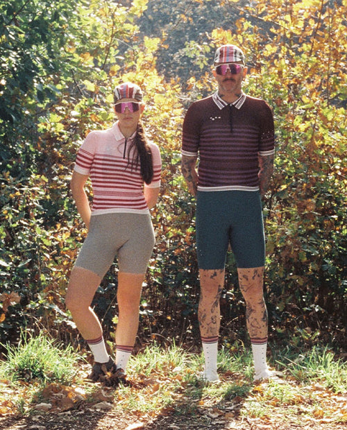 Pedla 車衣Heritage Retro Jersey Mulberry 男款 復古莓紫條紋