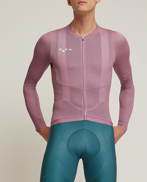 Pedla 薄長袖車衣 BOLD Air LS Jersey Dust 男款 粉紫