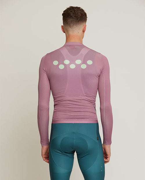 Pedla 薄長袖車衣 BOLD Air LS Jersey Dust 男款 粉紫