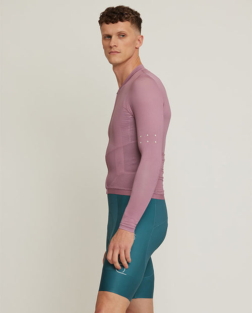 Pedla 薄長袖車衣 BOLD Air LS Jersey Dust 男款 粉紫