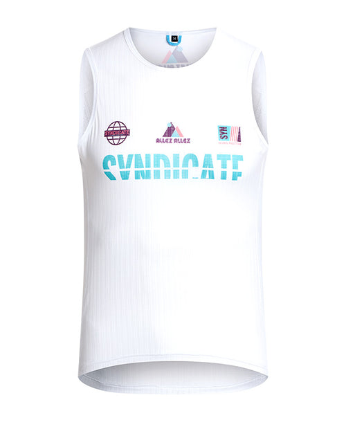 Biehler 無袖底衫 Pro Team Mesh Sleeveless Baselayer Miami 男款 白