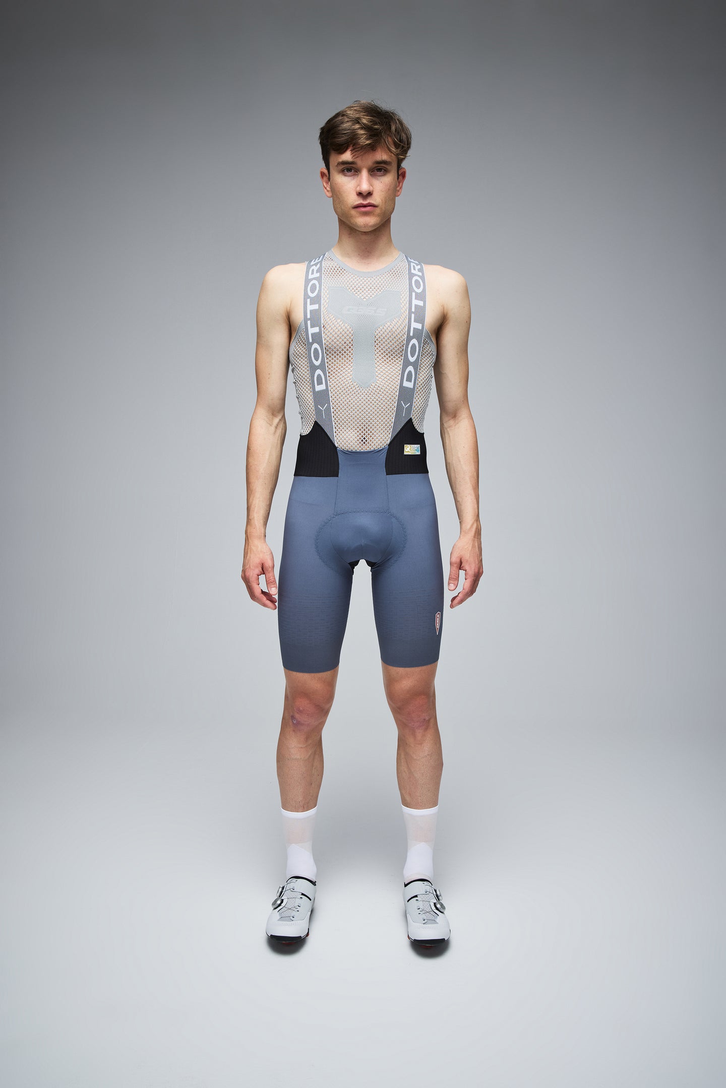 Q36.5 車褲Dottore Clima Signature Bib Shorts Gravel Grey 男款 灰