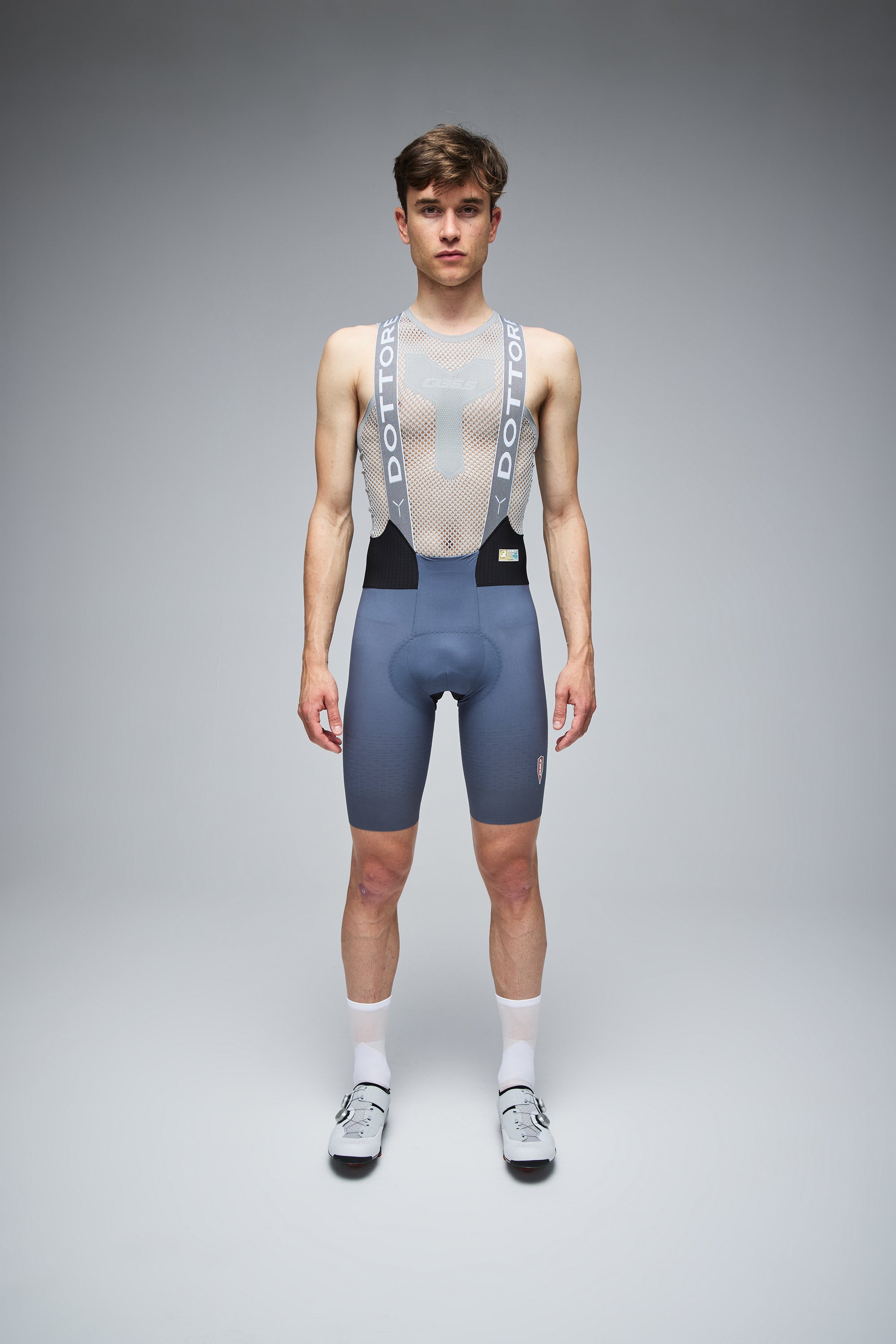Q36.5 車褲Dottore Clima Signature Bib Shorts Gravel Grey 男款 灰