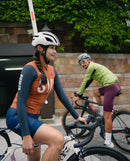Biehler 車衣SYN Thermal Rain LS Jersey Leaf Grey 防雨保暖 女款 棕灰