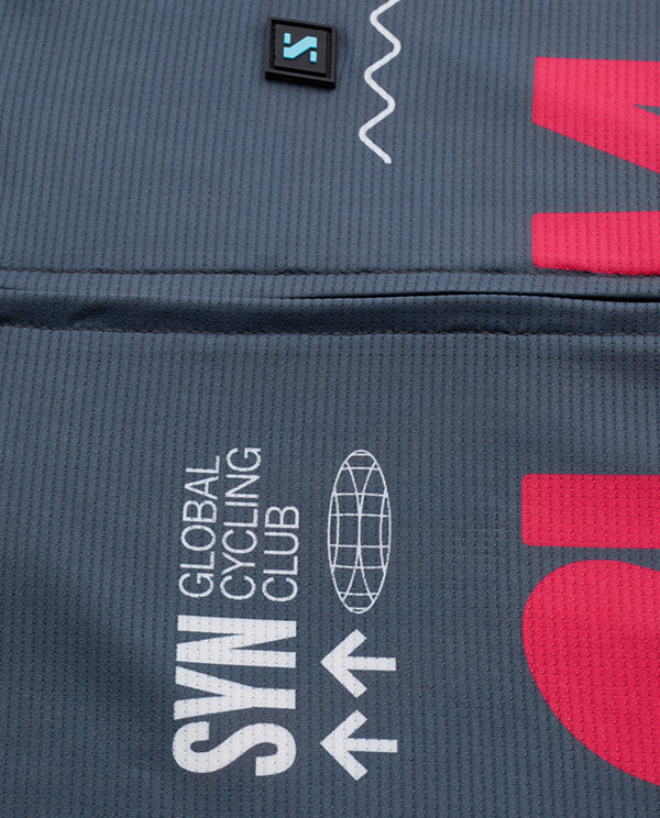 SYN 車衣 Pro Team Jersey Grey Pink 女款 深灰