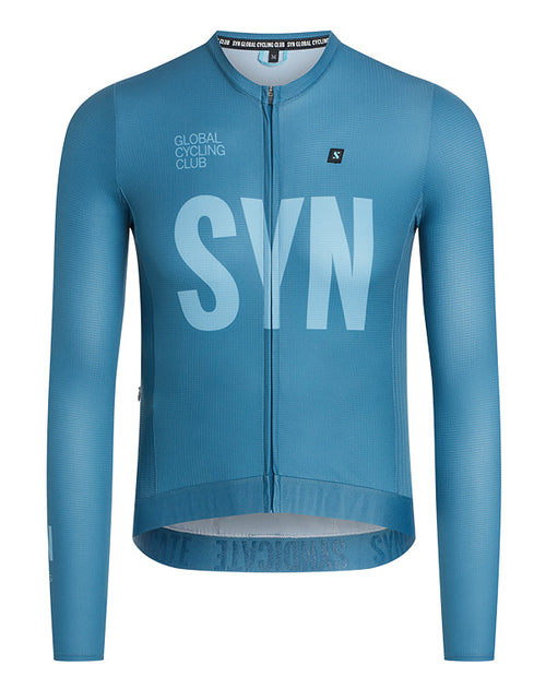 Biehler 薄長袖車衣 Pro LS Jersey Venice 男款 藍