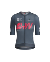 SYN 車衣 Pro Team Jersey Grey Pink 女款 深灰