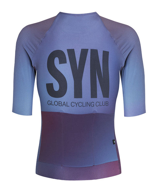 Biehler 車衣 PRO Tech Jersey Blur 女款 漸層藍