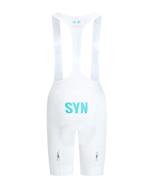 Biehler 磁扣車褲 Pro Team Bib Shorts Milky Way 女款 白