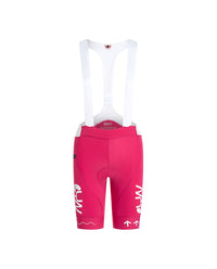 SYN 車褲 Pro Team Bib Shorts Coral Pink 女款 亮紅