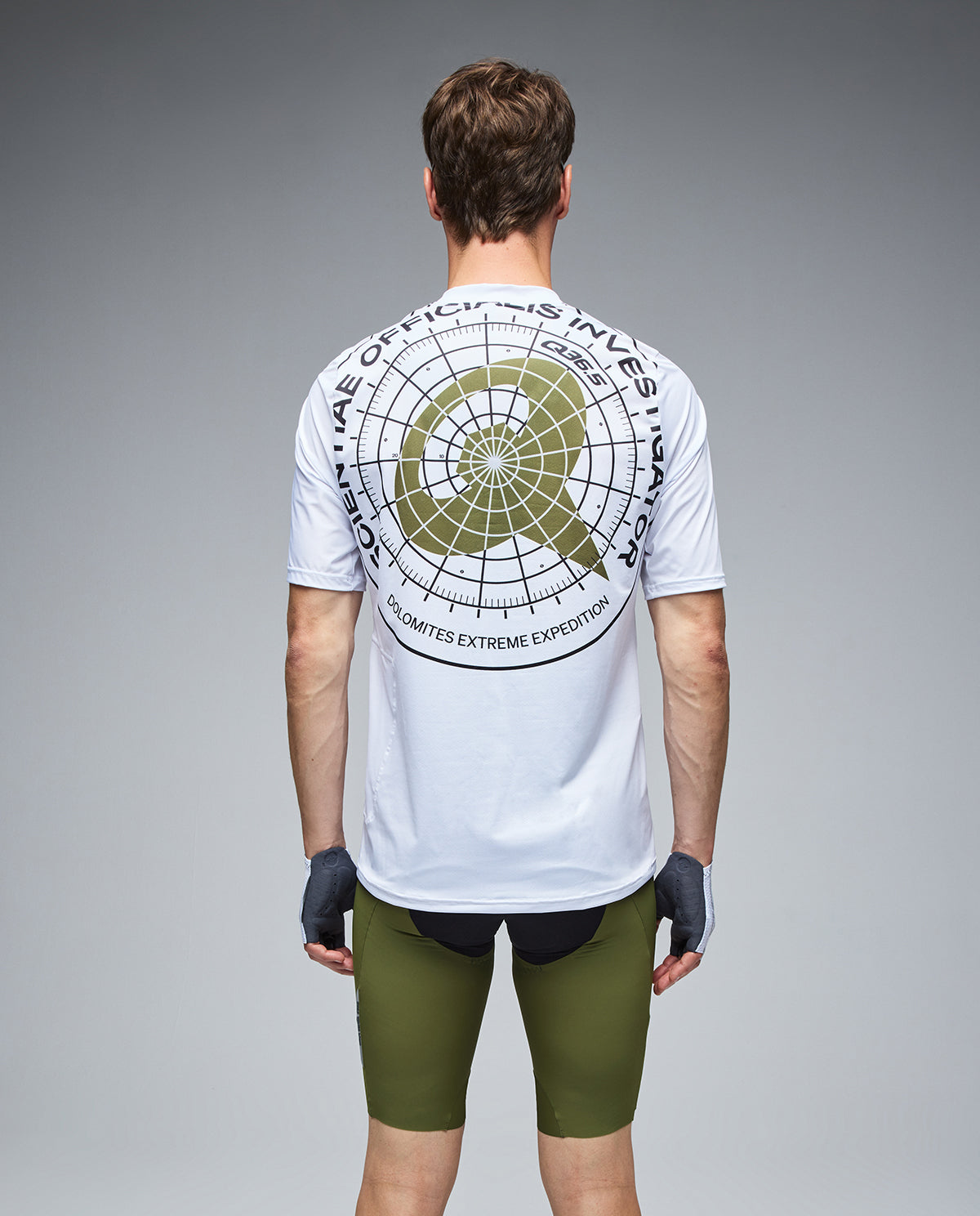 Q36.5 機能短Tee Adventure Tech T-shirt Dolomites Extreme White 白