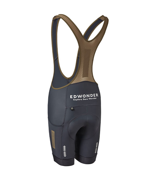 EdWonder 口袋車褲EdW Edition Bib Shorts Dark Slate Gray 女款 深灰