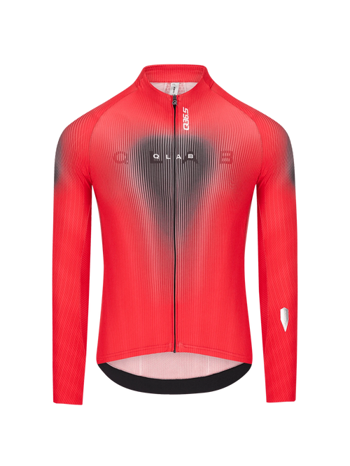 Q36.5 薄長袖車衣Gregarius Hybrid Light QLAB LS Jersey Lava Red 男款 紅