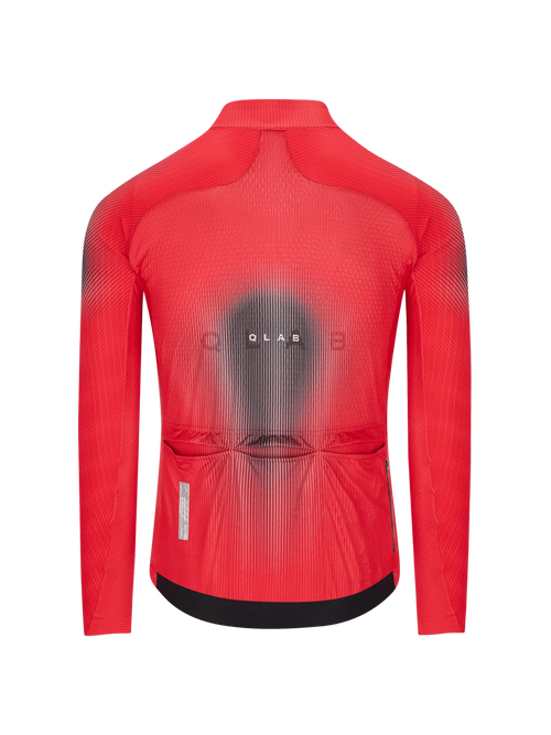 Q36.5 薄長袖車衣Gregarius Hybrid Light QLAB LS Jersey Lava Red 男款 紅