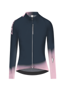 Q36.5 薄長袖車衣Gregarius Hybrid Light Collar Fade Long Sleeve Jersey Nautica Blue 女款 深藍