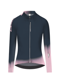 Q36.5 薄長袖車衣Gregarius Hybrid Light Collar Fade Long Sleeve Jersey Nautica Blue 女款 深藍