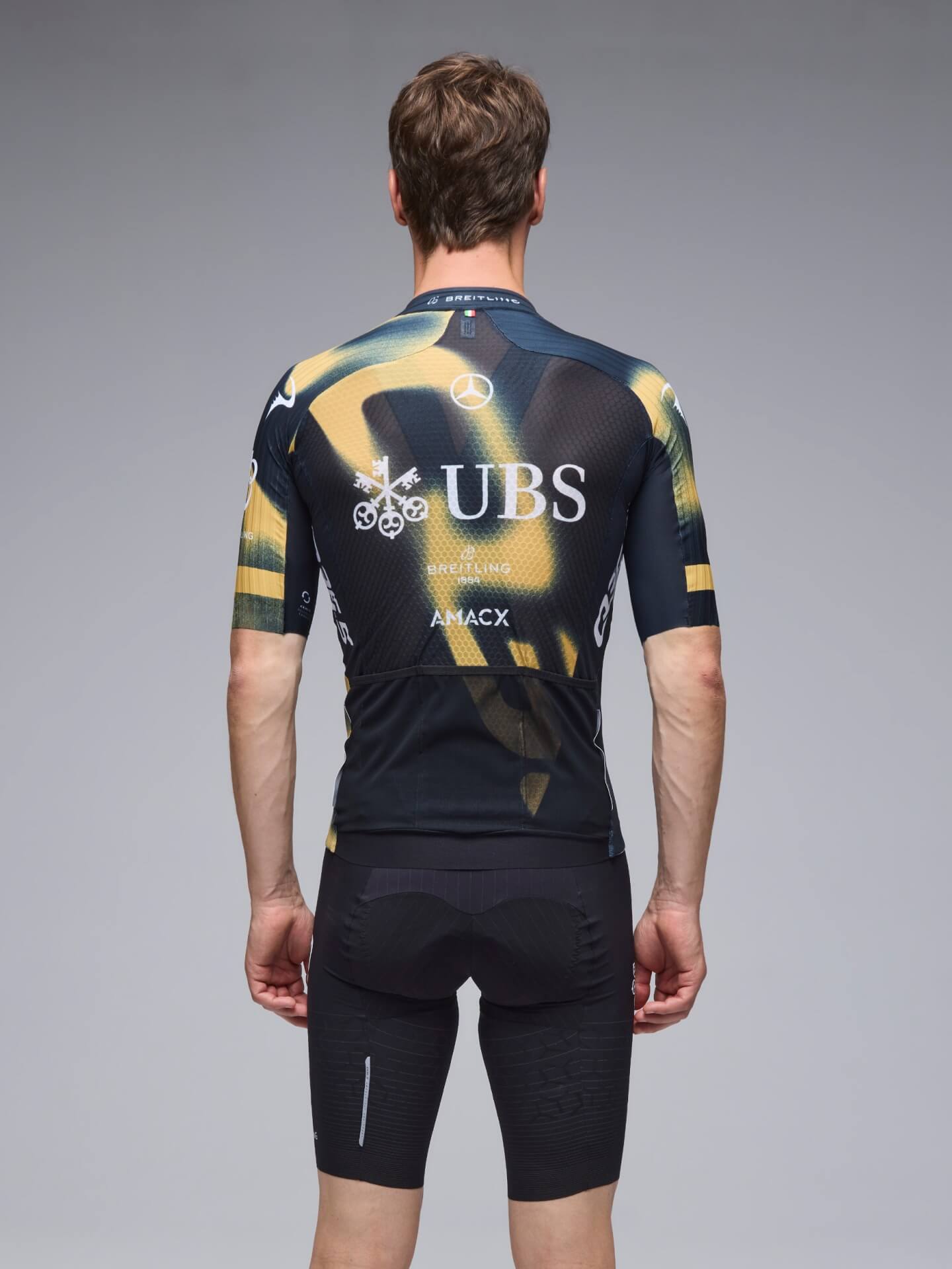 Q36.5 車衣Gregarius Q36.5 Pro Team Off-Road Jersey Black-White 男款 黑金