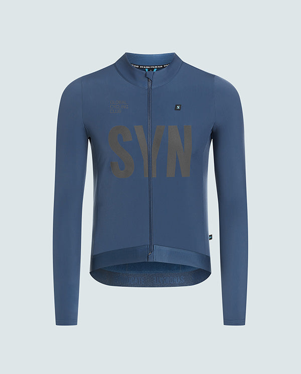 Biehler 車衣 Pro Thermal LS Jersey Dusk Reflective 保暖長袖 男款 藍