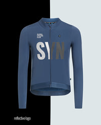 Biehler 車衣 Pro Thermal LS Jersey Dusk Reflective 保暖長袖 男款 藍